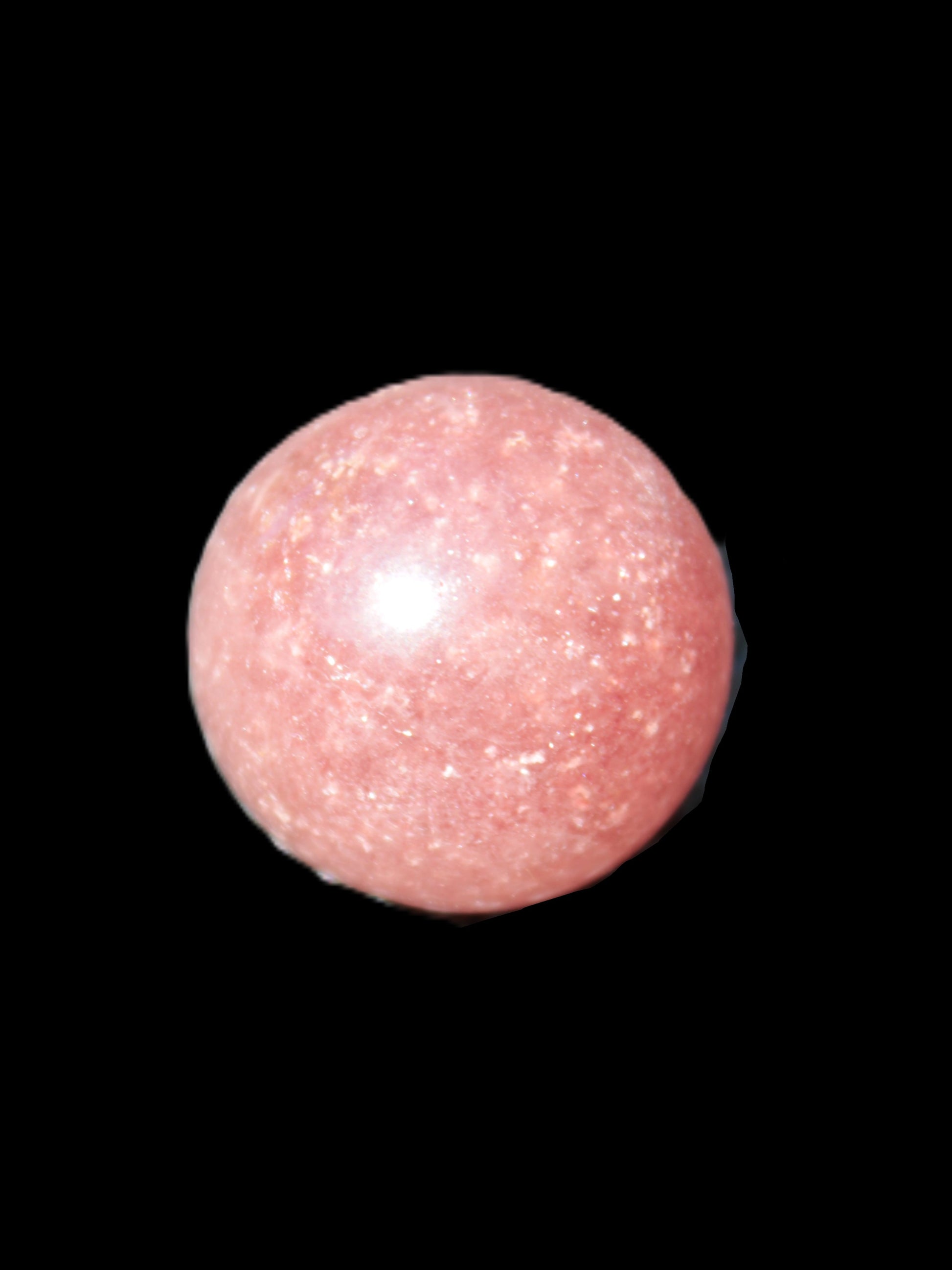 Strawberry Quartz sphere 17-22g Rocks and Things