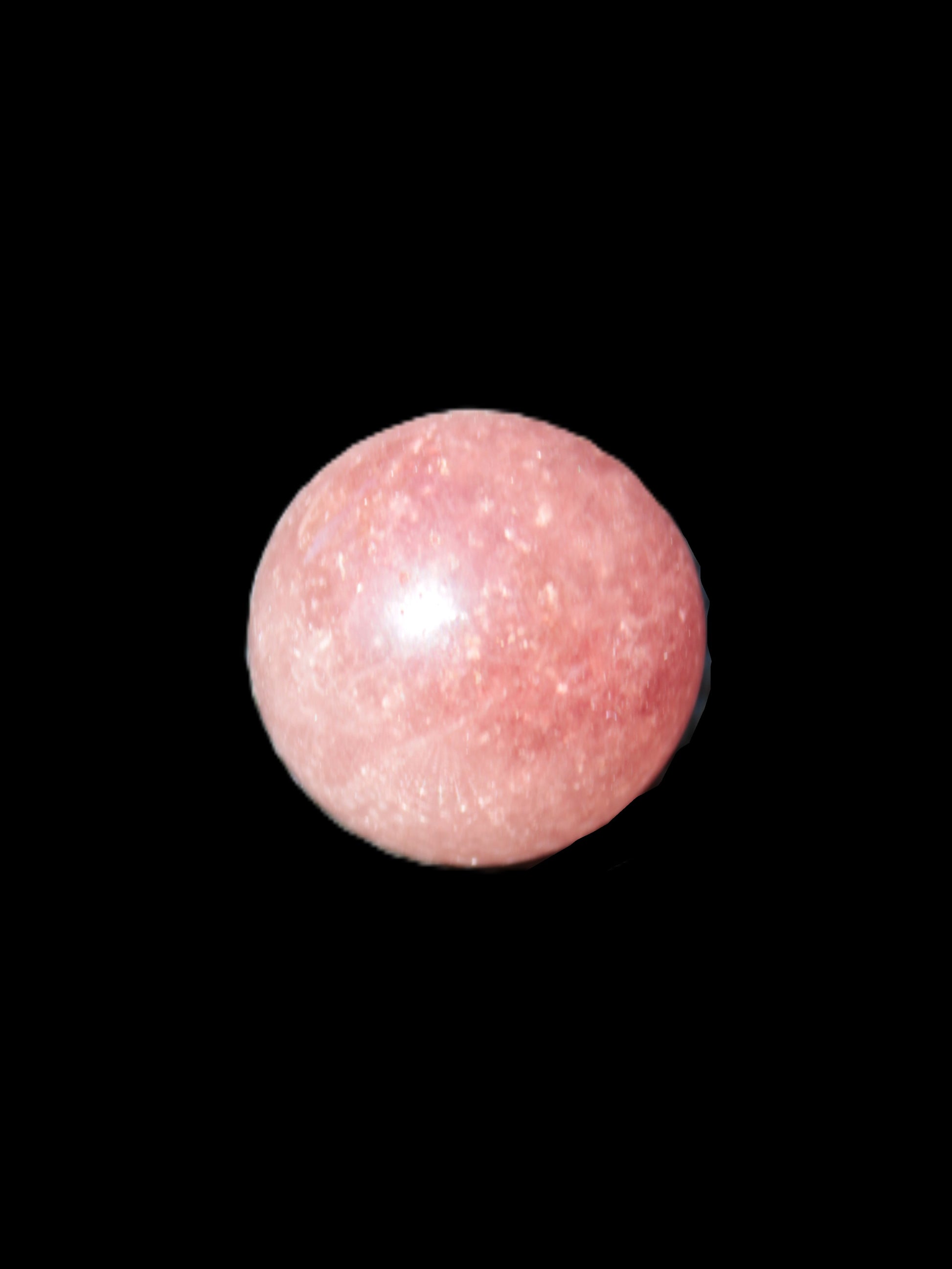 Strawberry Quartz sphere 17-22g Rocks and Things