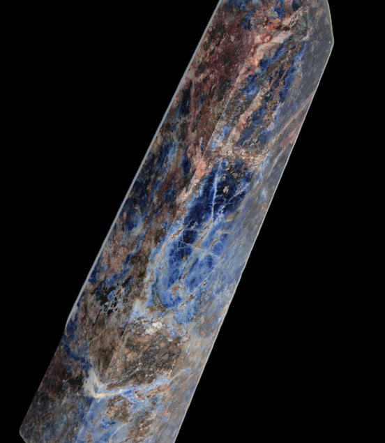 Sodalite obelisk 723g Rocks and Things