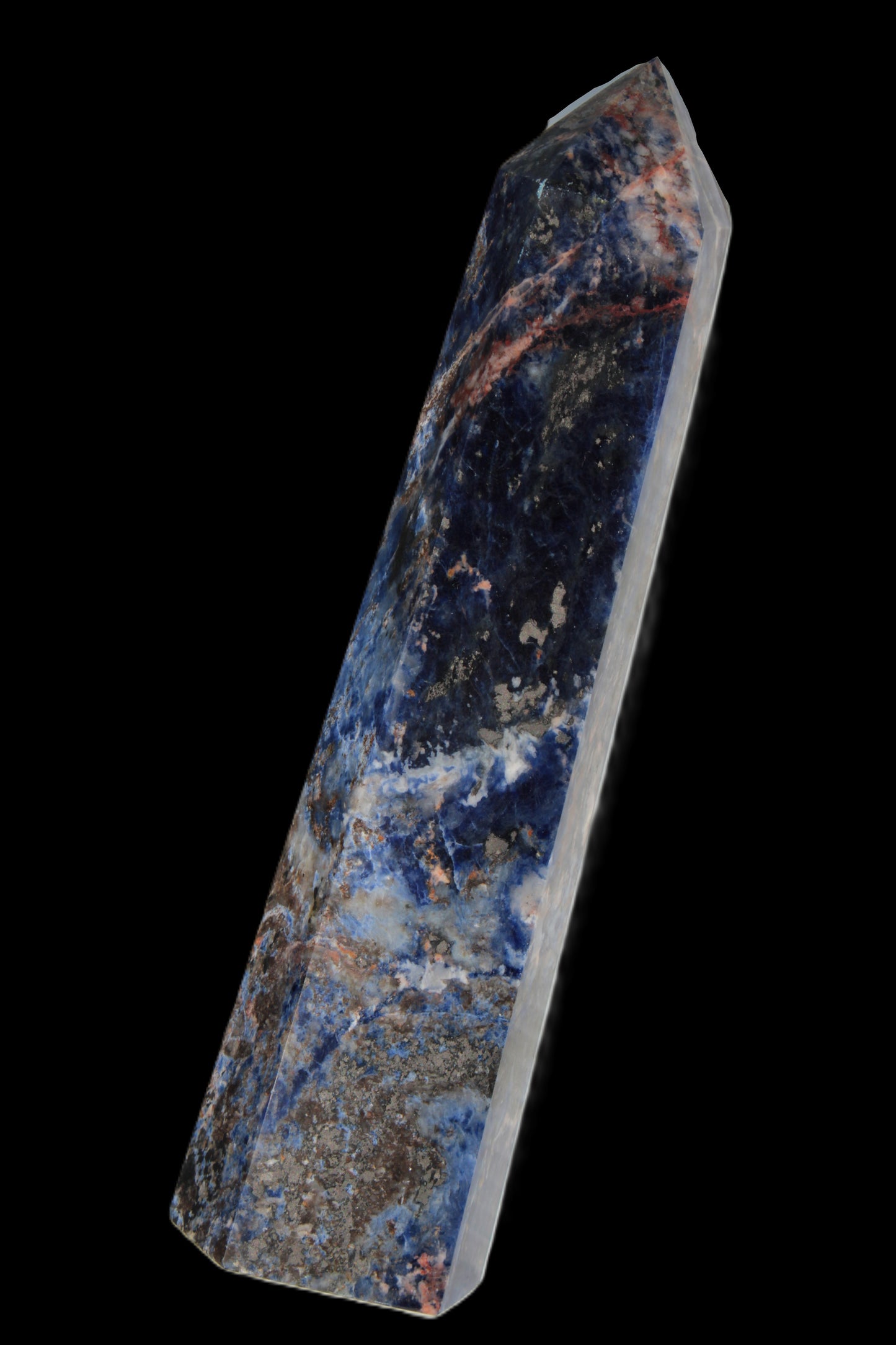 Sodalite obelisk 723g Rocks and Things