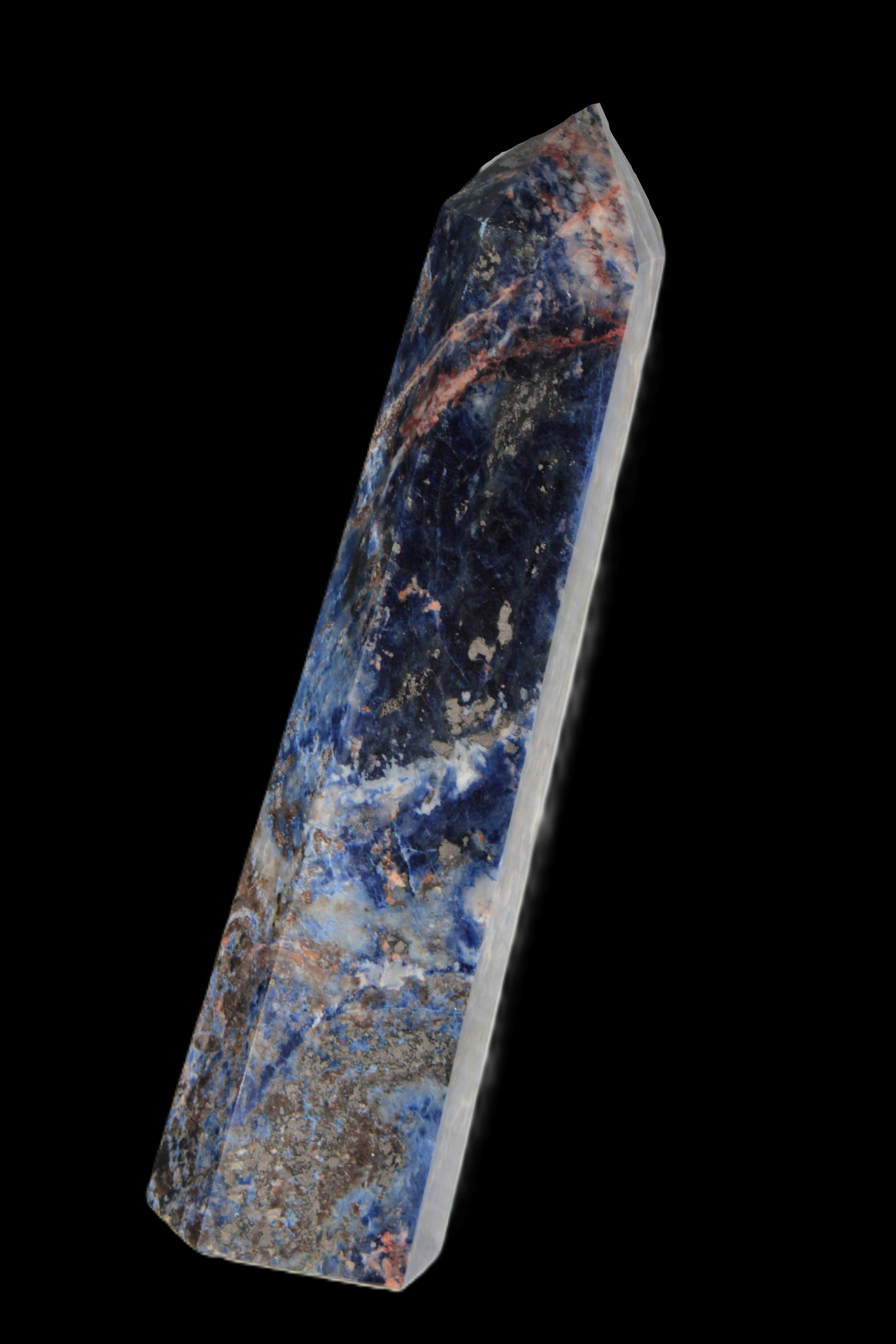 Sodalite obelisk 723g Rocks and Things