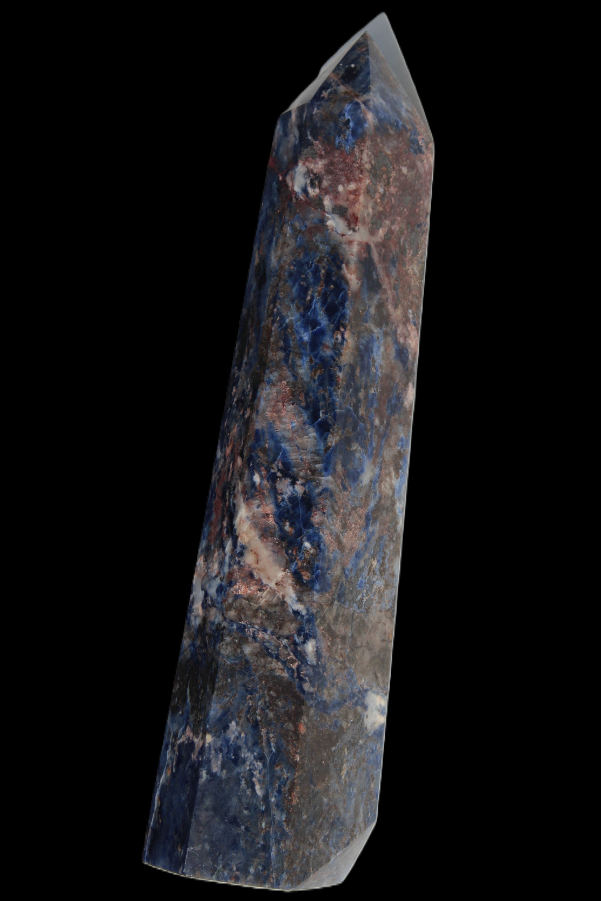 Sodalite obelisk 723g Rocks and Things