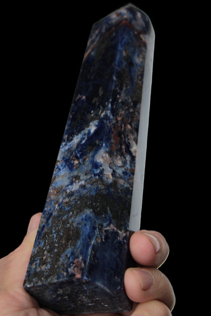 Sodalite obelisk 723g Rocks and Things