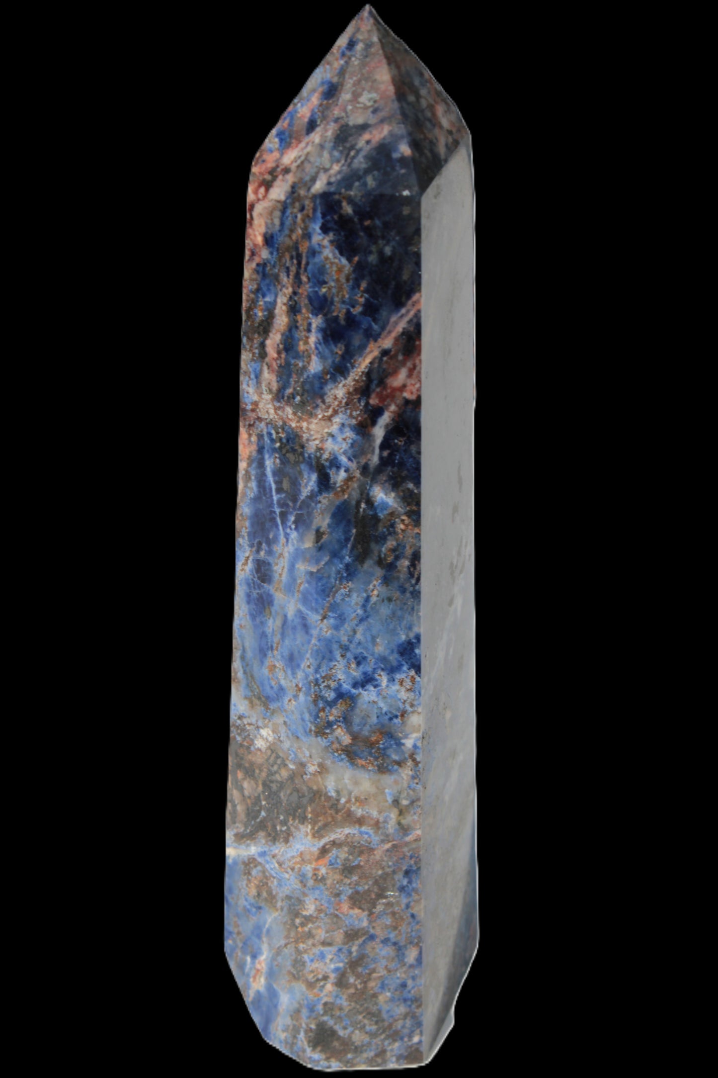 Sodalite obelisk 723g Rocks and Things