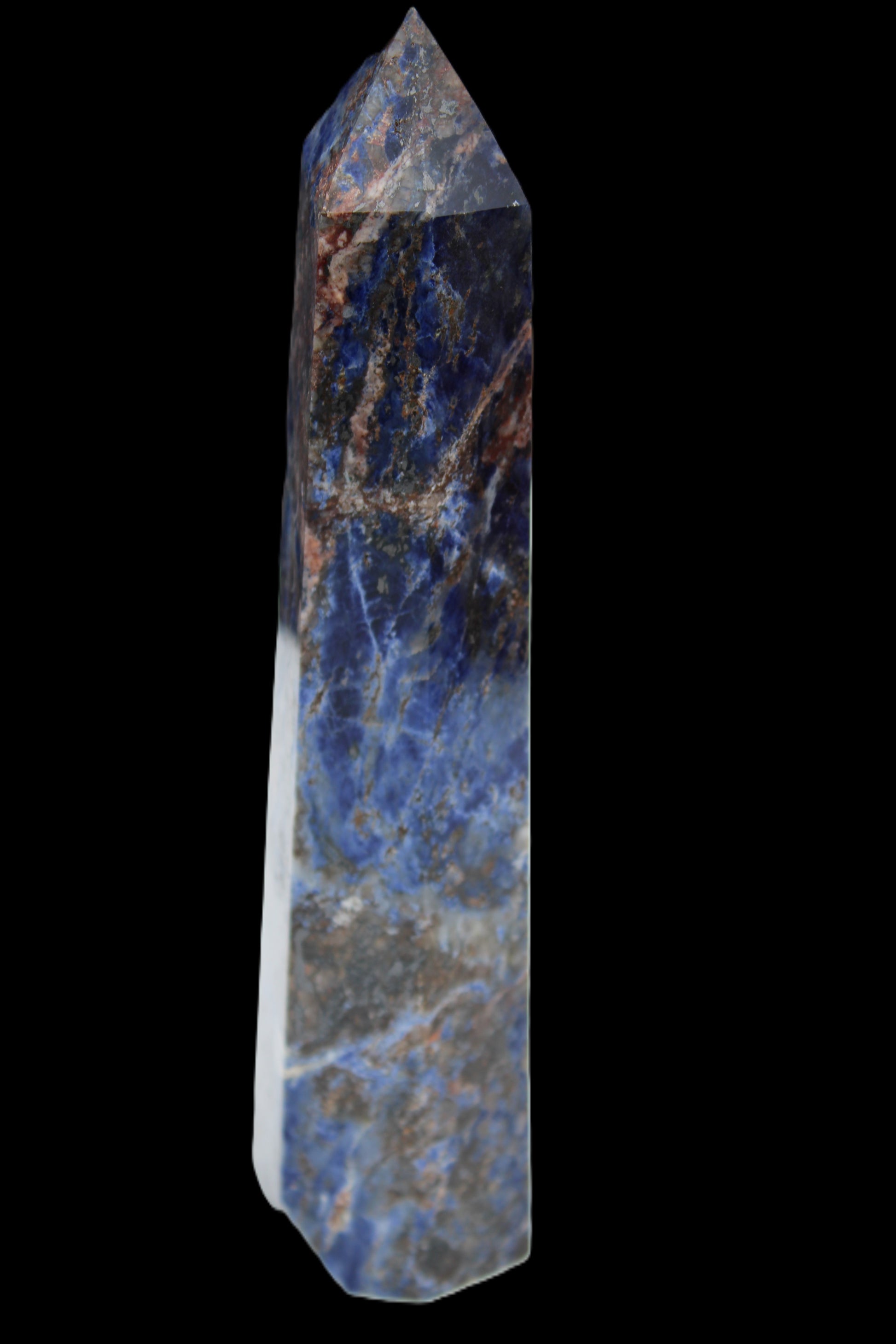 Sodalite obelisk 723g Rocks and Things