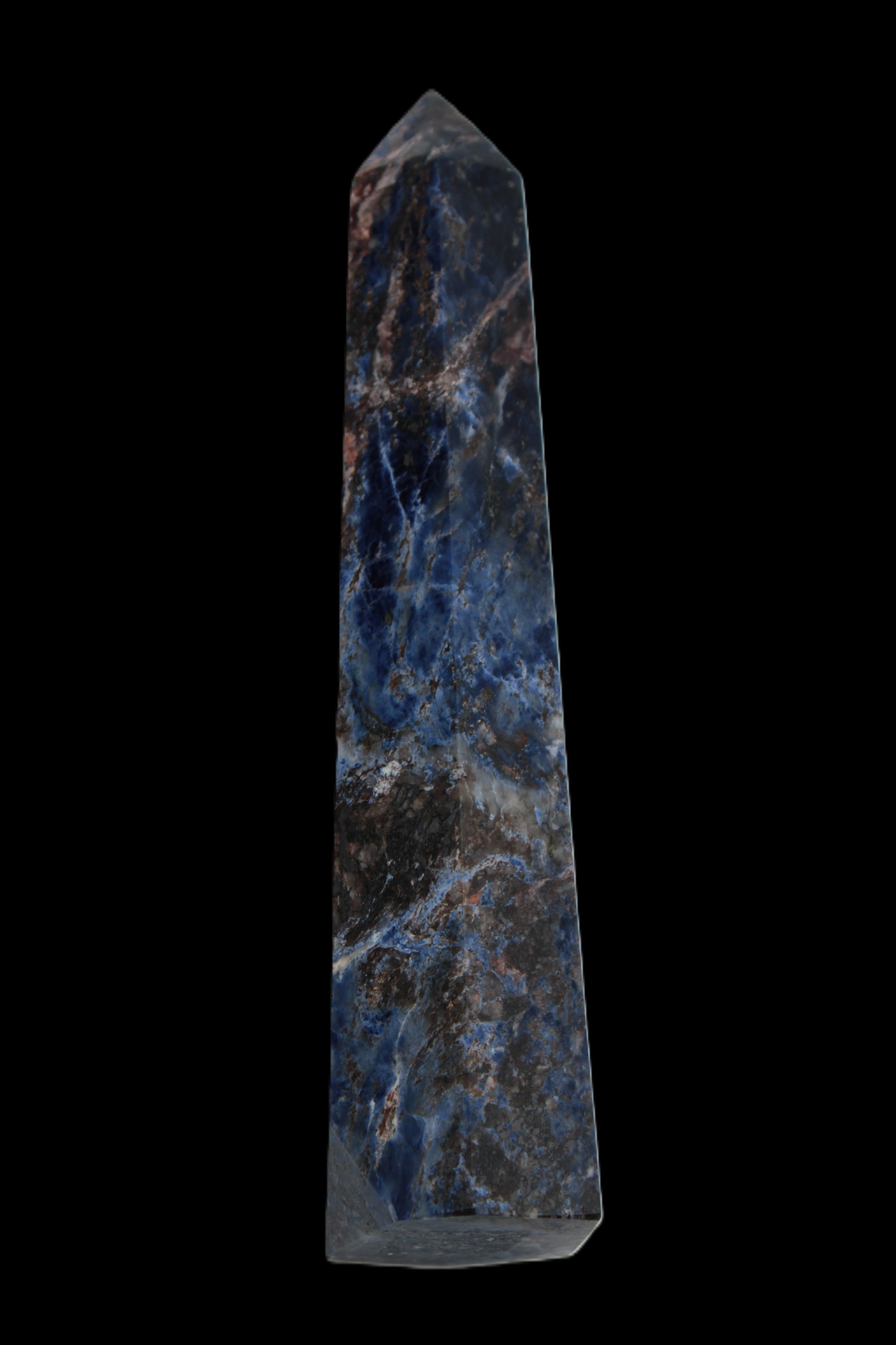 Sodalite obelisk 723g Rocks and Things