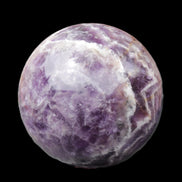 Chevron Fantasy Amethyst sphere 1389g in sunlight - Rocks and Things Store