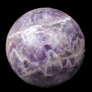 Chevron Fantasy Amethyst sphere 1389g in sunlight - Rocks and Things Store