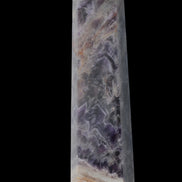 Fantasy Chevron Dream Amethyst Obelisk 1614g in sunshine, Rocks and Things Store