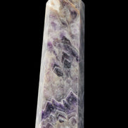 Fantasy Chevron Dream Amethyst Obelisk 1614g in sunshine, Rocks and Things Store