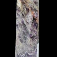 Fantasy Chevron Dream Amethyst Obelisk 1614g in sunshine, Rocks and Things Store