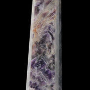 Fantasy Chevron Dream Amethyst Obelisk 1614g in sunshine, Rocks and Things Store