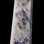 Fantasy Chevron Dream Amethyst Obelisk 1614g in sunshine, Rocks and Things Store
