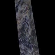 Fantasy Chevron Dream Amethyst Obelisk 1614g in sunshine, Rocks and Things Store