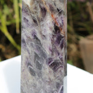 Fantasy Chevron Dream Amethyst Obelisk 1614g Rocks and Things
