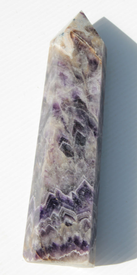 Fantasy Chevron Dream Amethyst Obelisk 1614g Rocks and Things