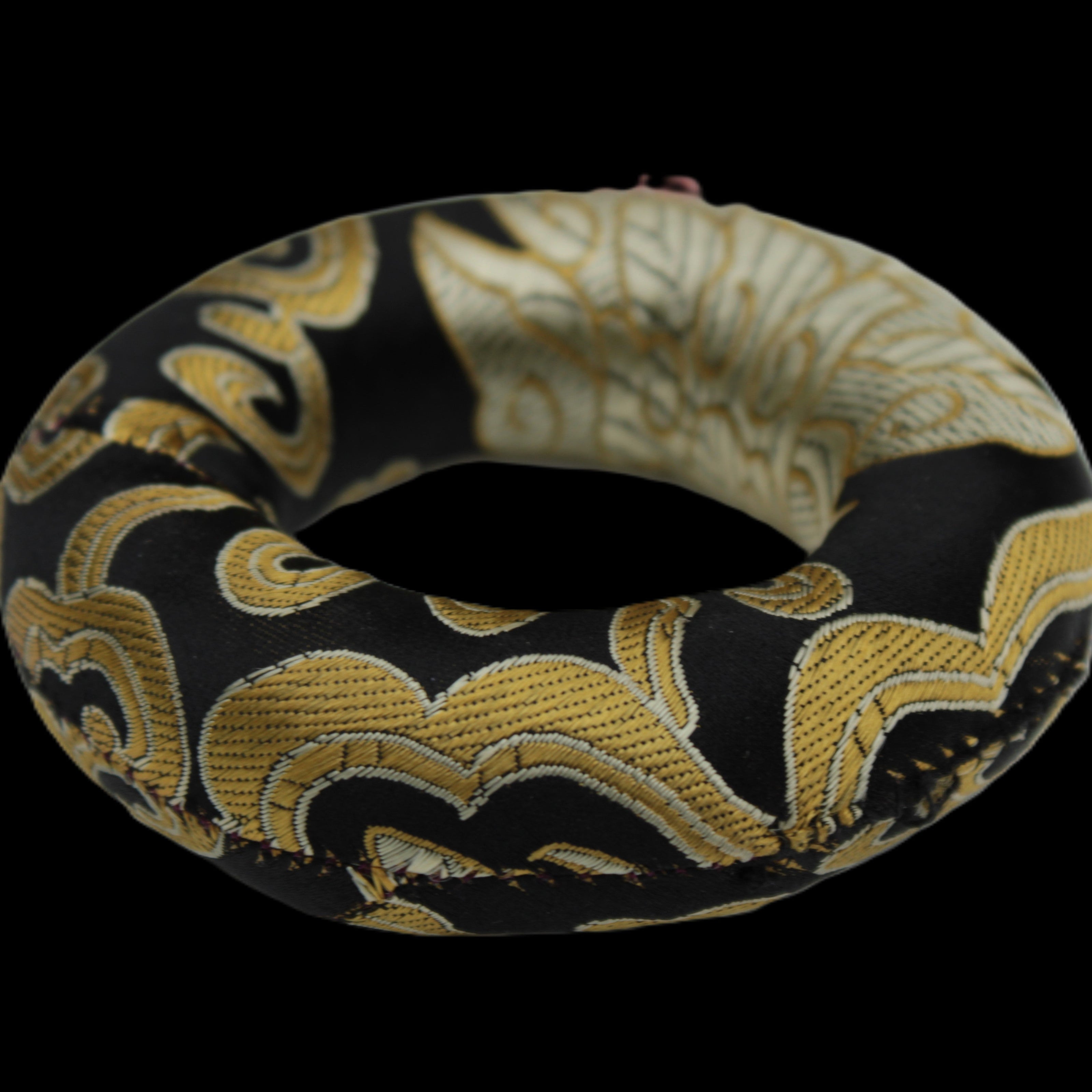 Tibetan cast Meditation Singing Bowl with mallet and silk mat 100mm 418g in sunlight - Rocks and Things Store