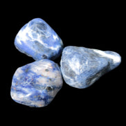 Sodalite 2/3 small polished stones 11-12g Rocks and Things Store