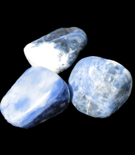 Sodalite 2/3 small polished stones 11-12g Rocks and Things Store
