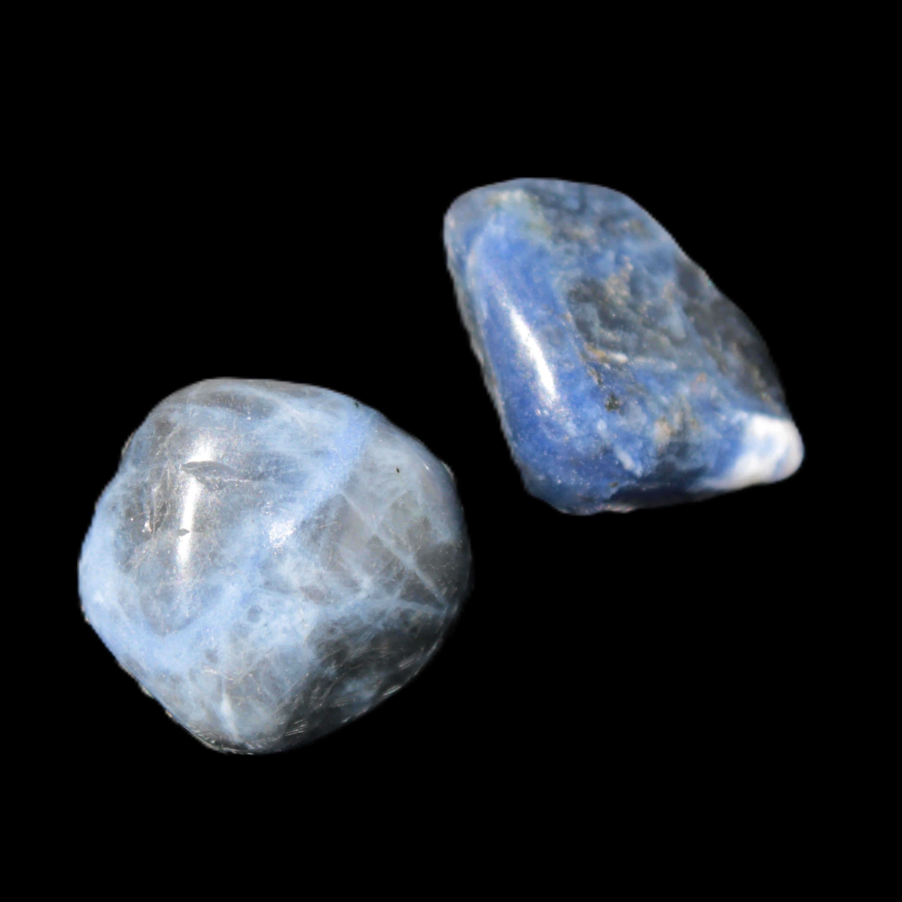 Sodalite 2/3 small polished stones 11-12g Rocks and Things Store