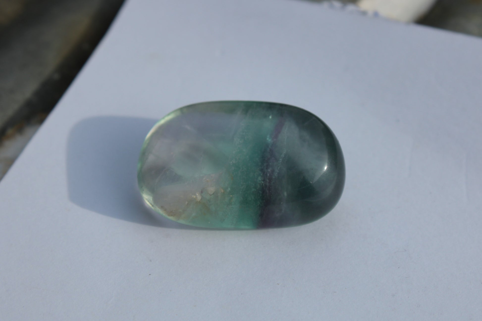 Rainbow Fluorite polished crystal 9.8g Rocks and Things