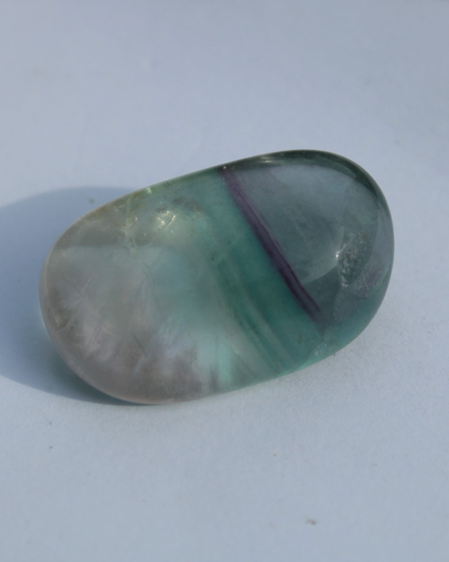 Rainbow Fluorite polished crystal 9.8g Rocks and Things