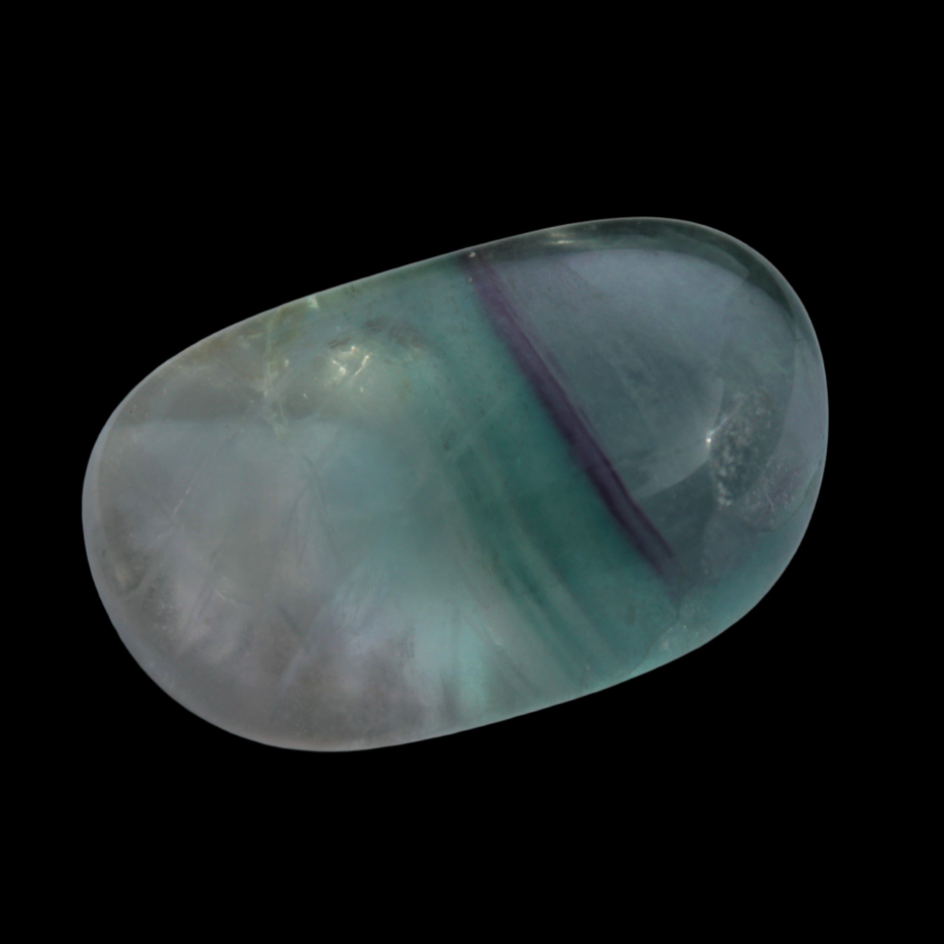 Rainbow Fluorite polished crystal 9.8g in sunlight - Rocks and Things Store