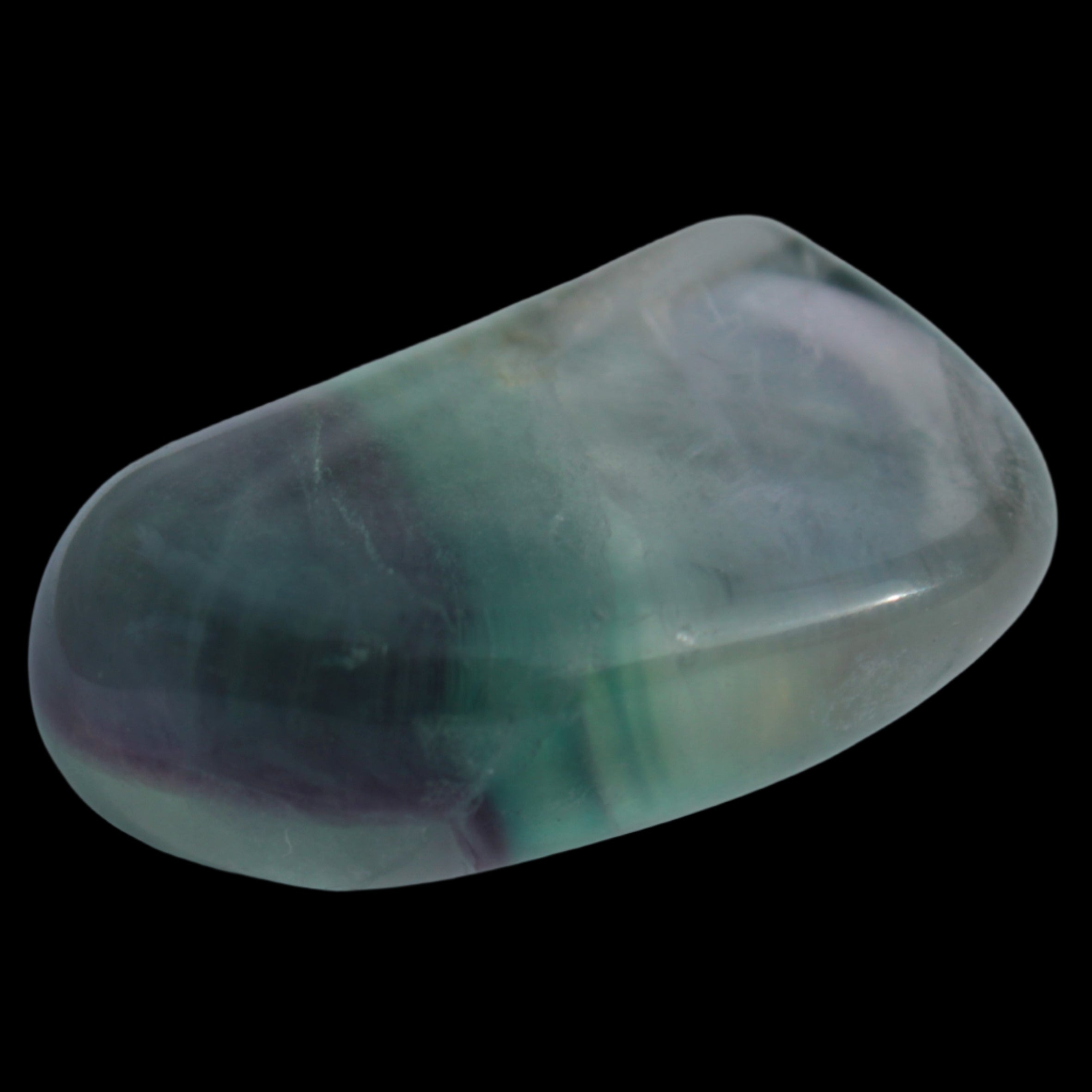 Rainbow Fluorite polished crystal 9.8g in sunlight - Rocks and Things Store