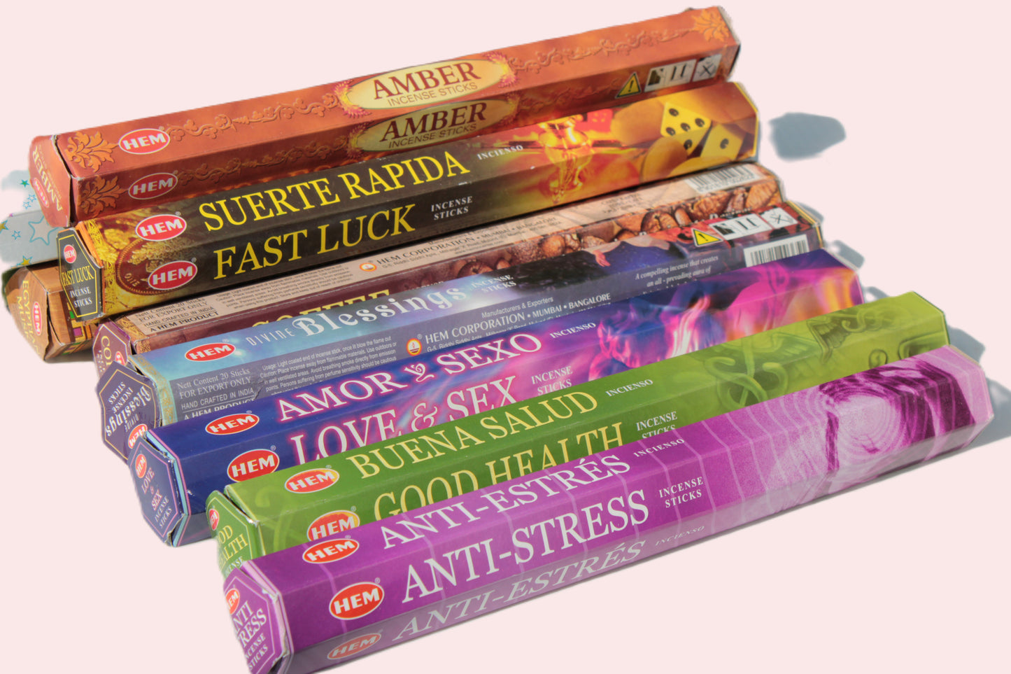 HEM incense sticks varieties (20) Rocks and Things