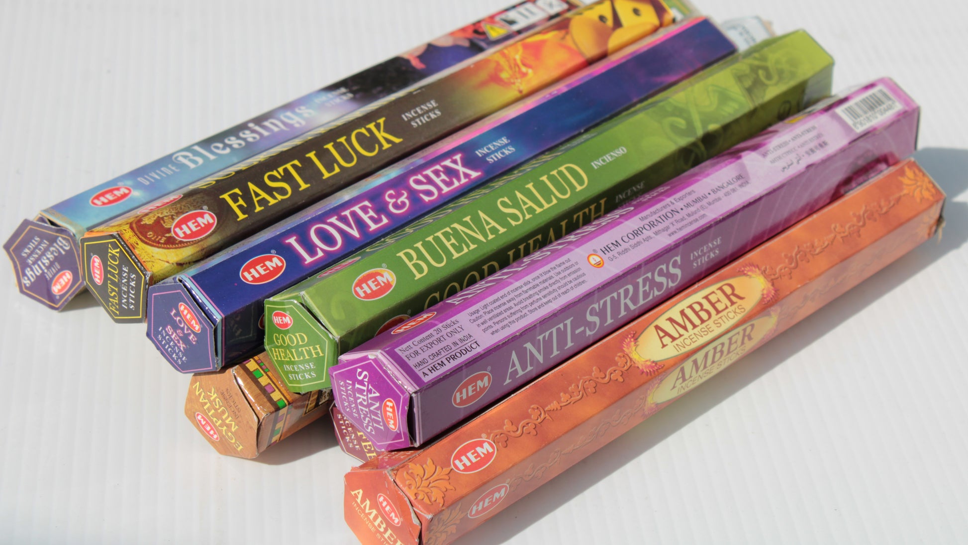 HEM incense sticks varieties (20) Rocks and Things