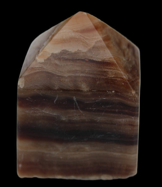 Chocolate Calcite wand 52.7g Rocks and Things