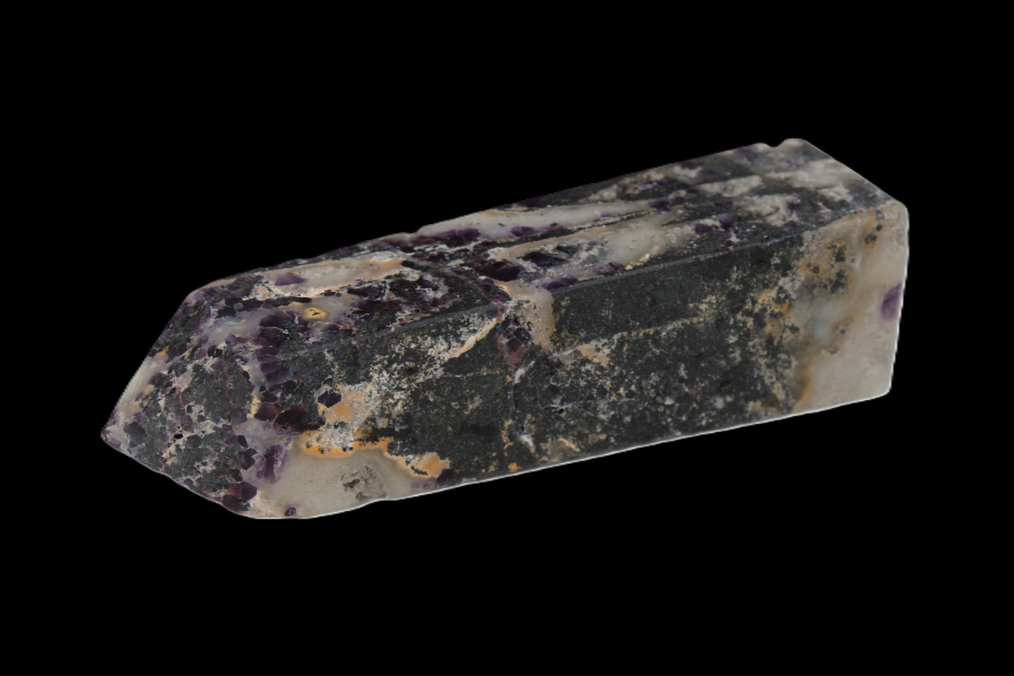 Purple Fantasy Fluorite obelisk 369g Rocks and Things