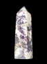 Purple Fantasy Fluorite obelisk 369g  in sunlight - Rocks and Things Store