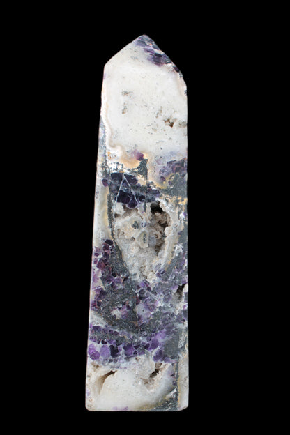 Purple Fantasy Fluorite obelisk 369g Rocks and Things