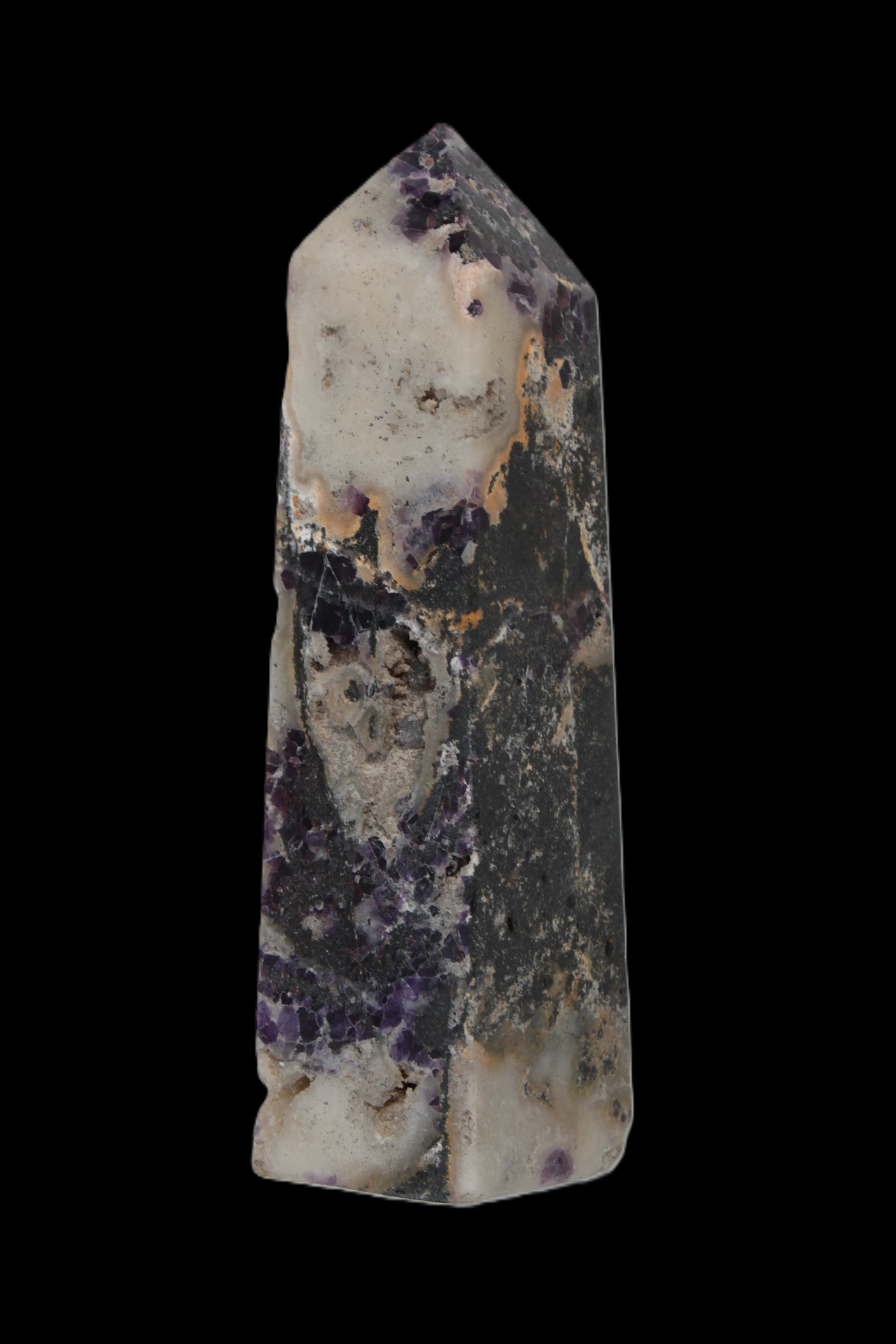 Purple Fantasy Fluorite obelisk 369g Rocks and Things