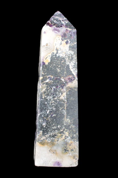 Purple Fantasy Fluorite obelisk 369g Rocks and Things