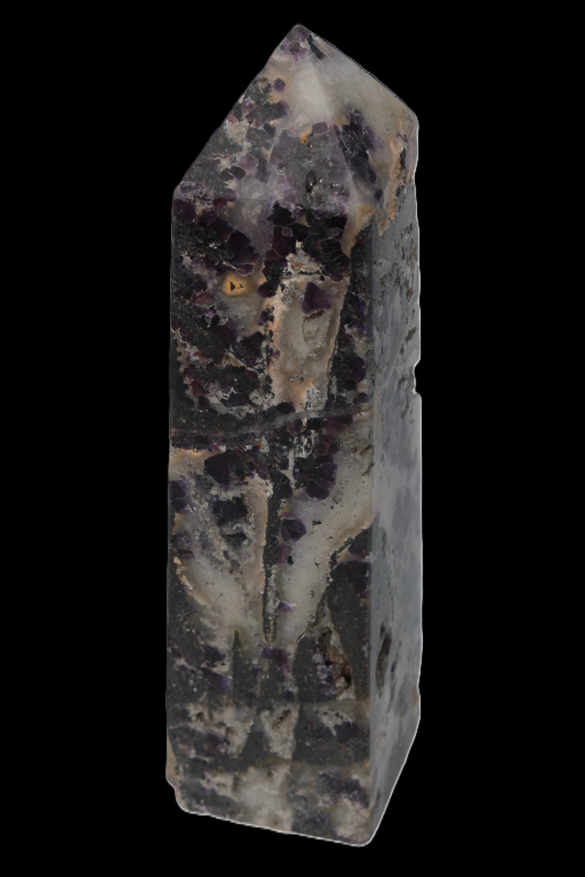 Purple Fantasy Fluorite obelisk 369g Rocks and Things