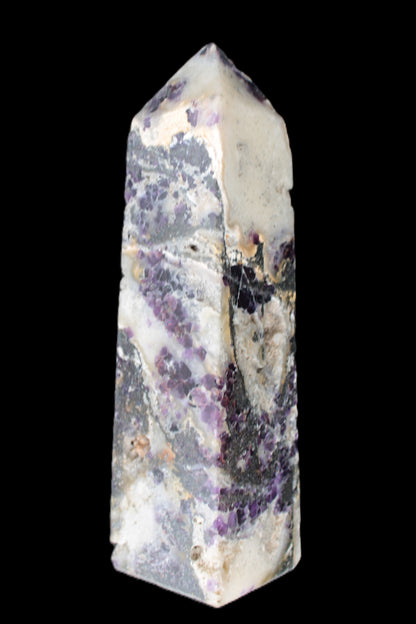 Purple Fantasy Fluorite obelisk 369g Rocks and Things