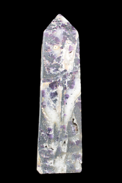 Purple Fantasy Fluorite obelisk 369g Rocks and Things