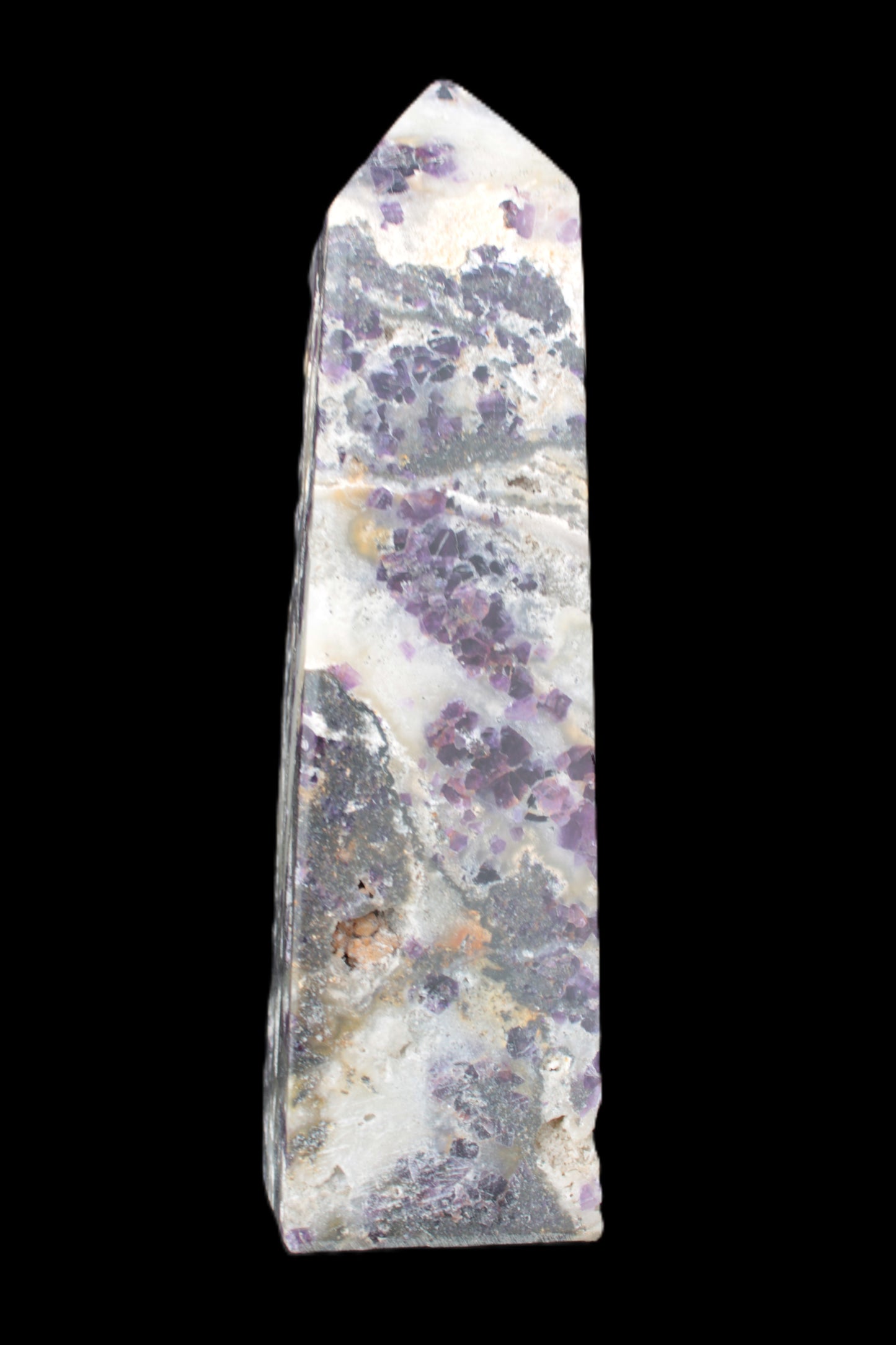 Purple Fantasy Fluorite obelisk 369g Rocks and Things