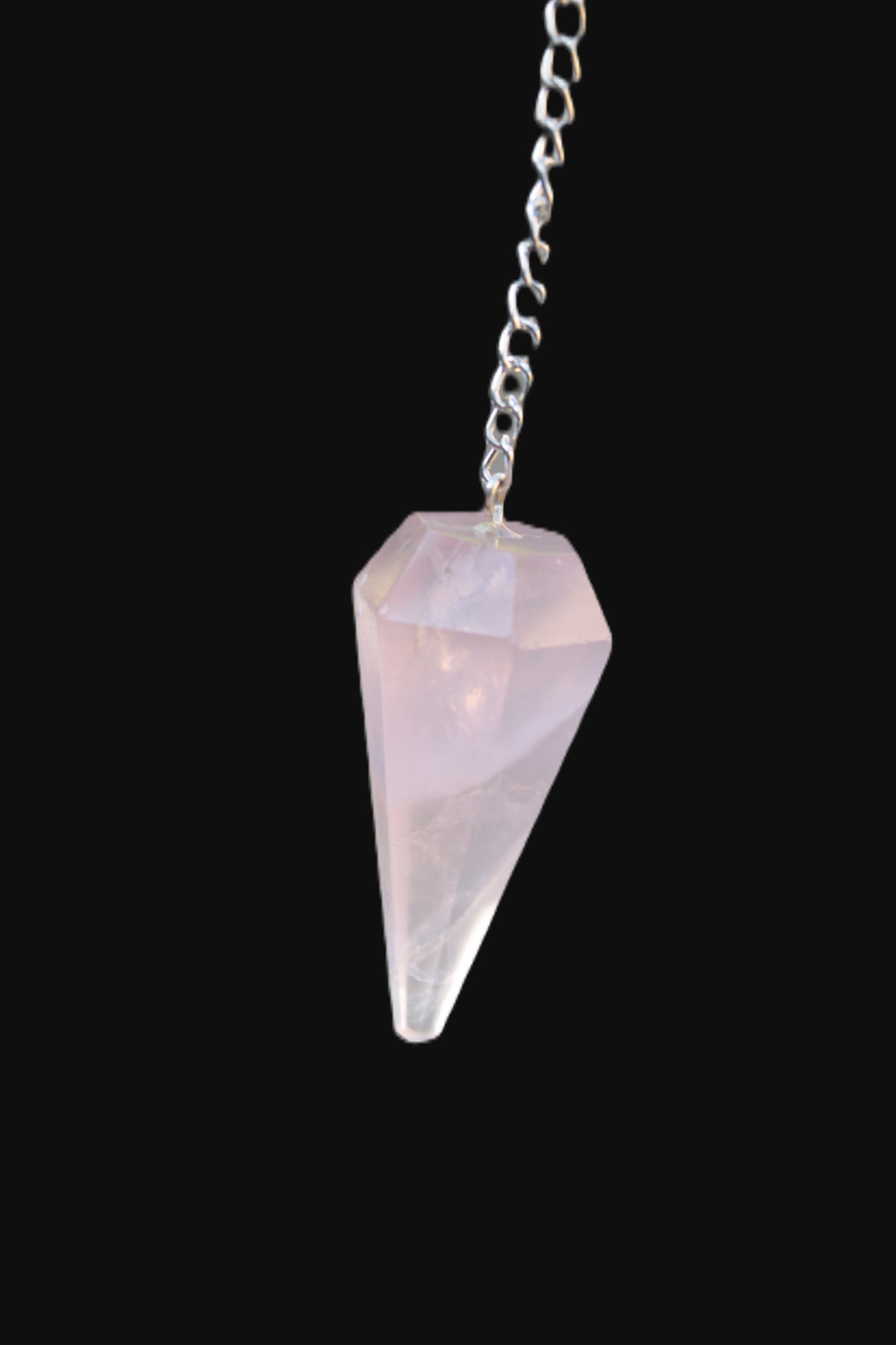 Rose Quartz crystal pendulum 11.8g Rocks and Things