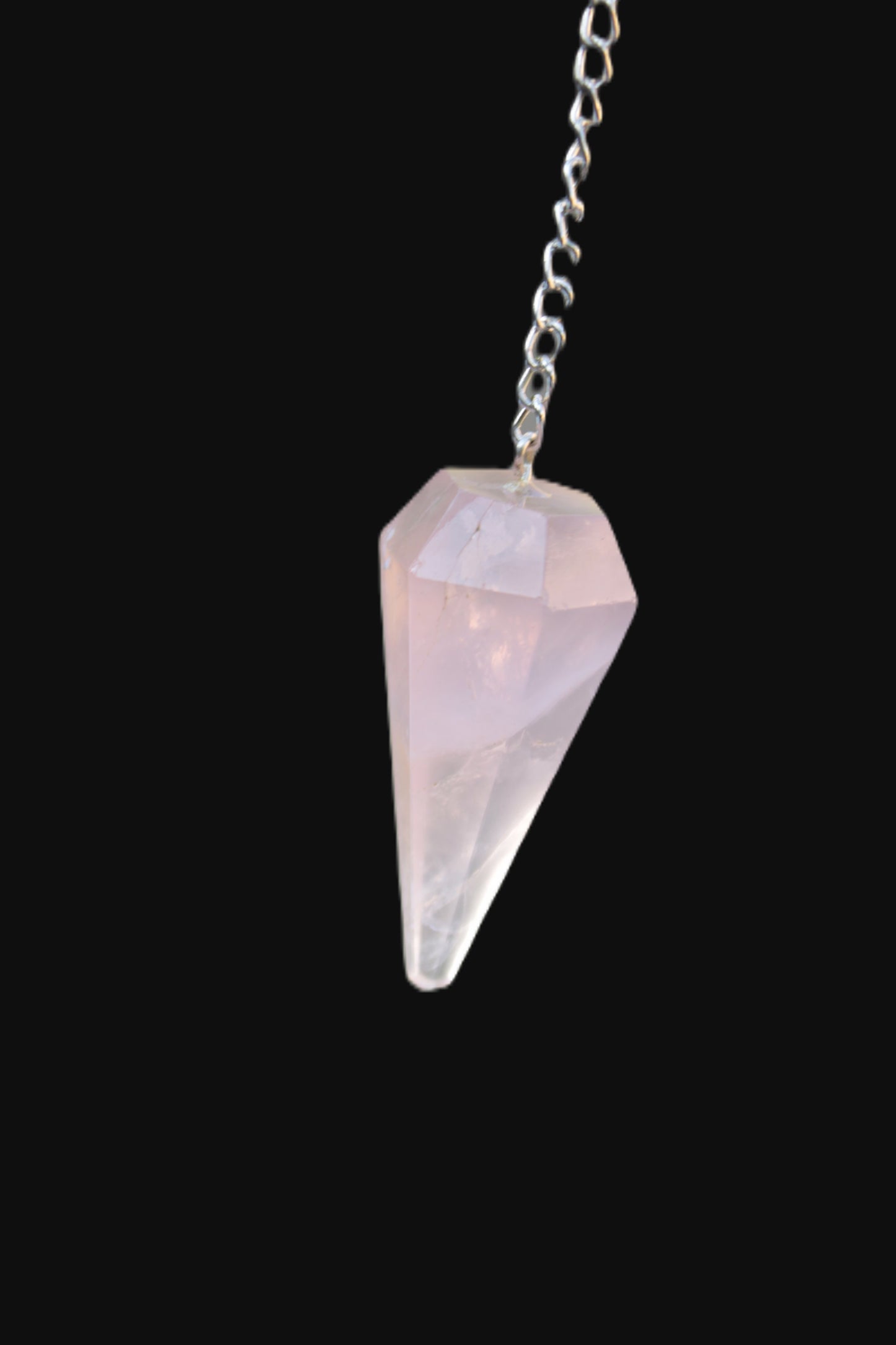 Rose Quartz crystal pendulum 11.8g Rocks and Things