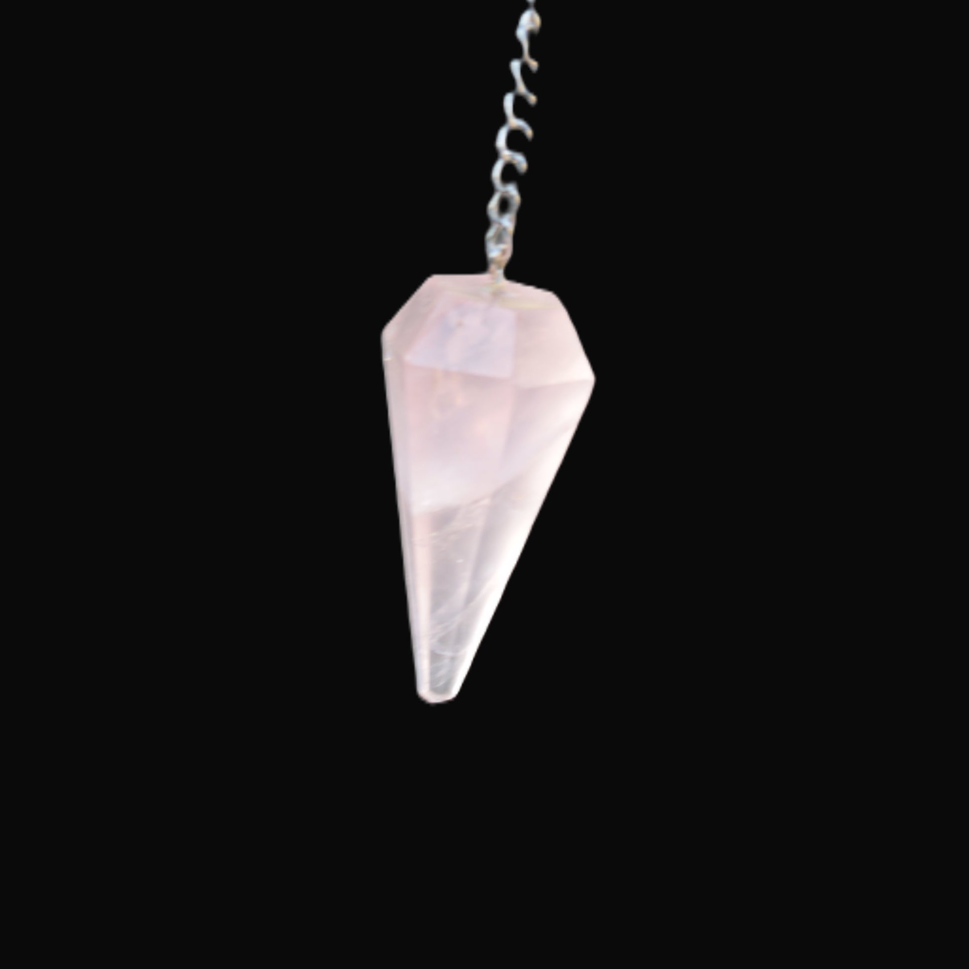 Rose Quartz crystal pendulum 11.8g Rocks and Things