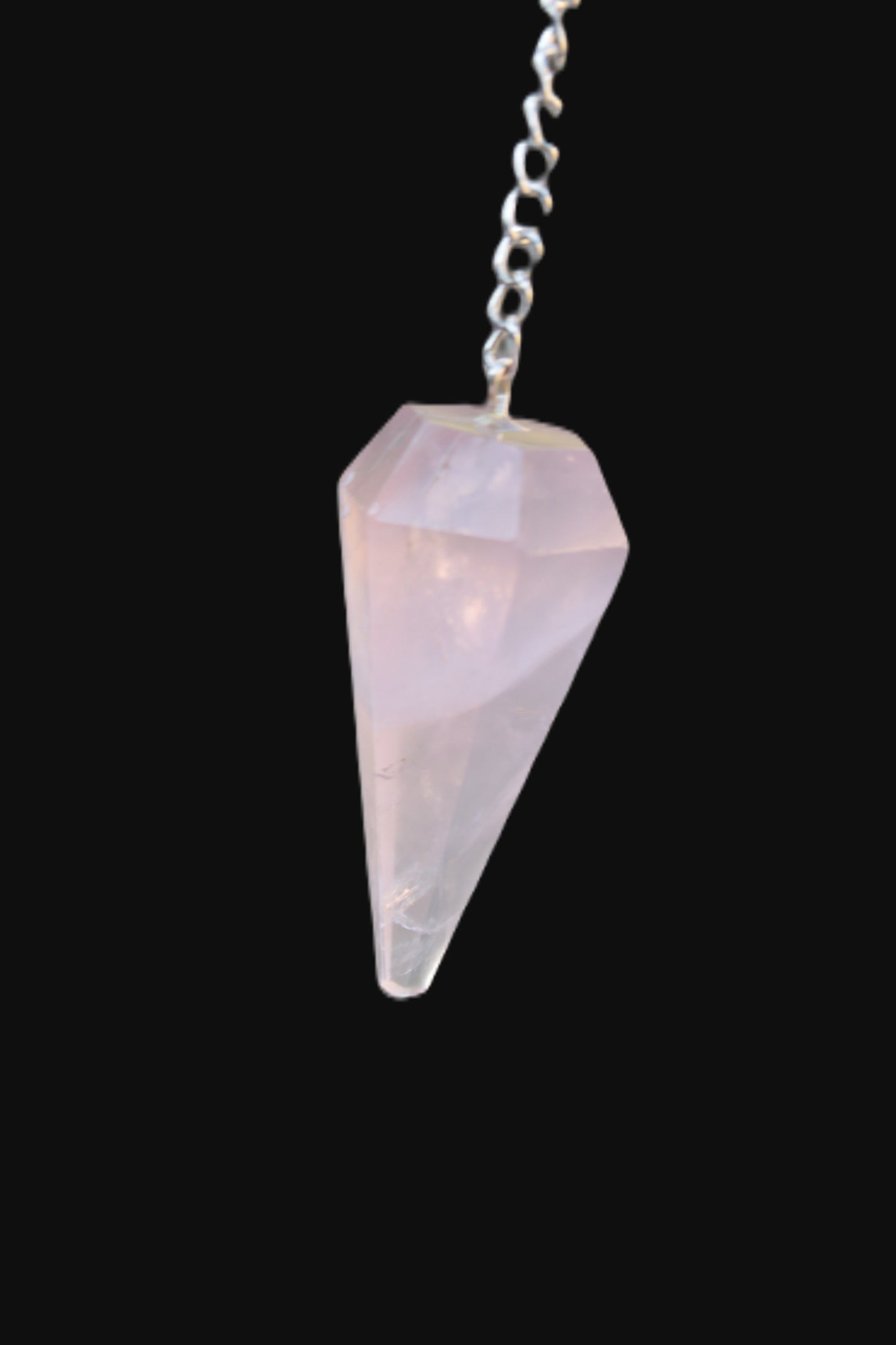 Rose Quartz crystal pendulum 11.8g Rocks and Things