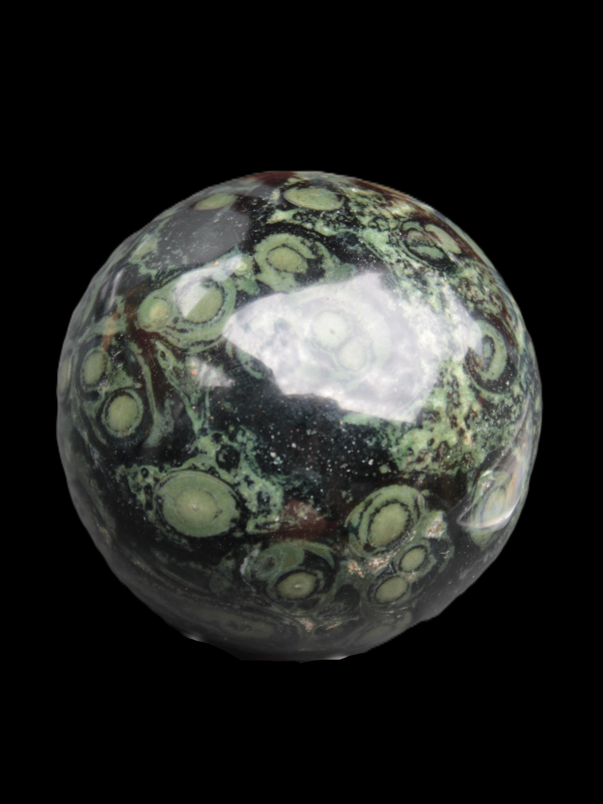 Kambaba Jasper sphere 65mm 456g Rocks and Things Store