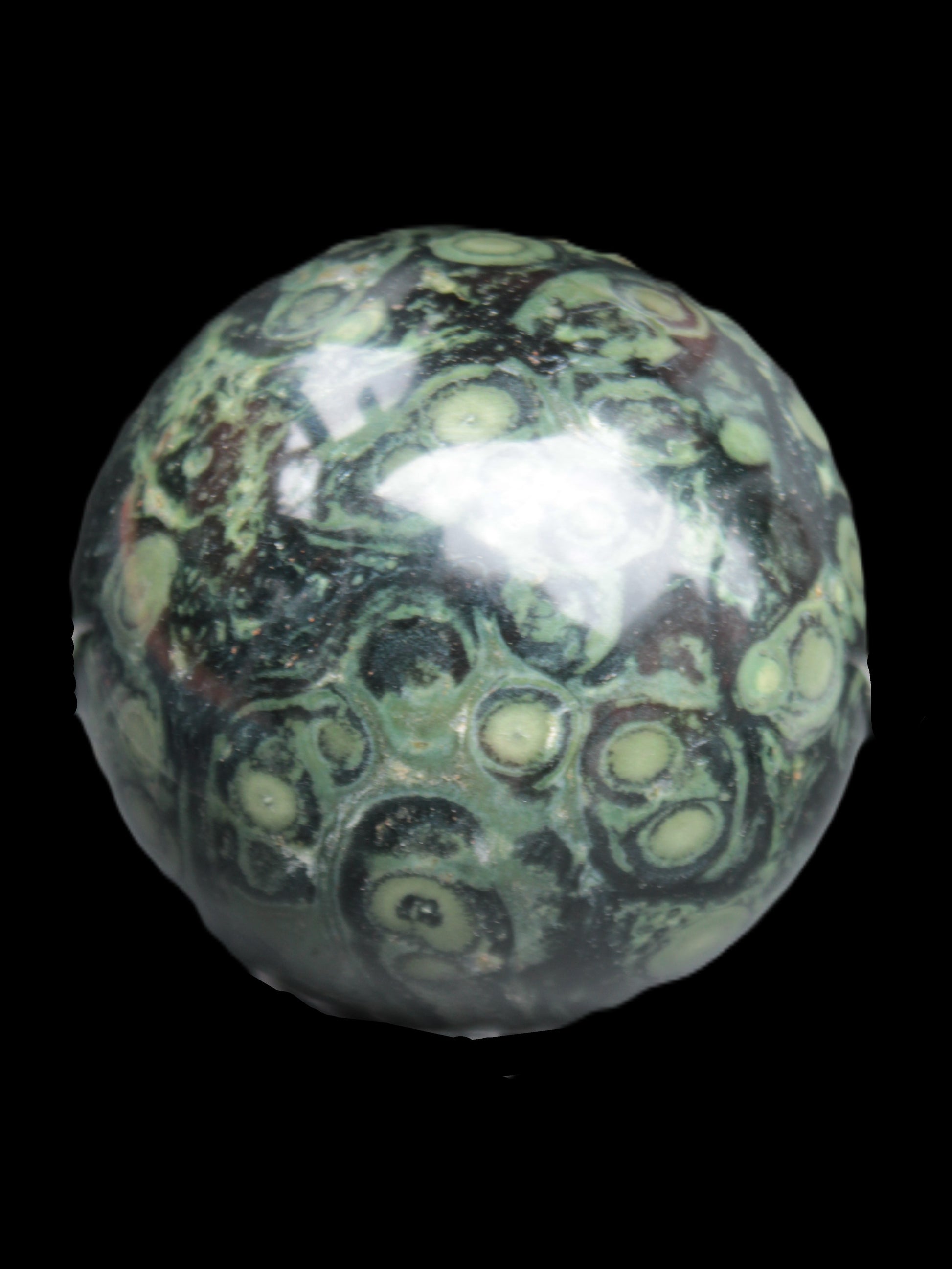 Kambaba Jasper sphere 65mm 456g Rocks and Things Store