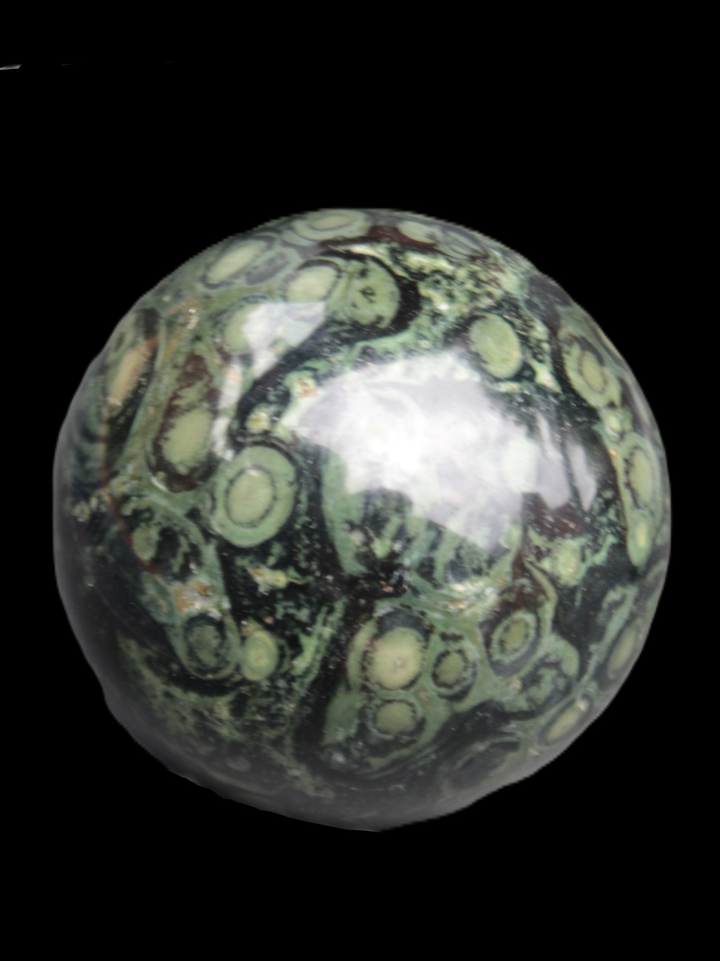 Kambaba Jasper sphere 65mm 456g Rocks and Things Store