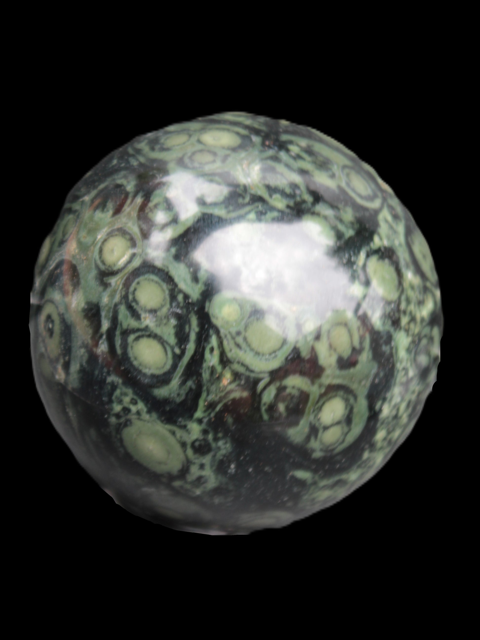 Kambaba Jasper sphere 65mm 456g Rocks and Things Store