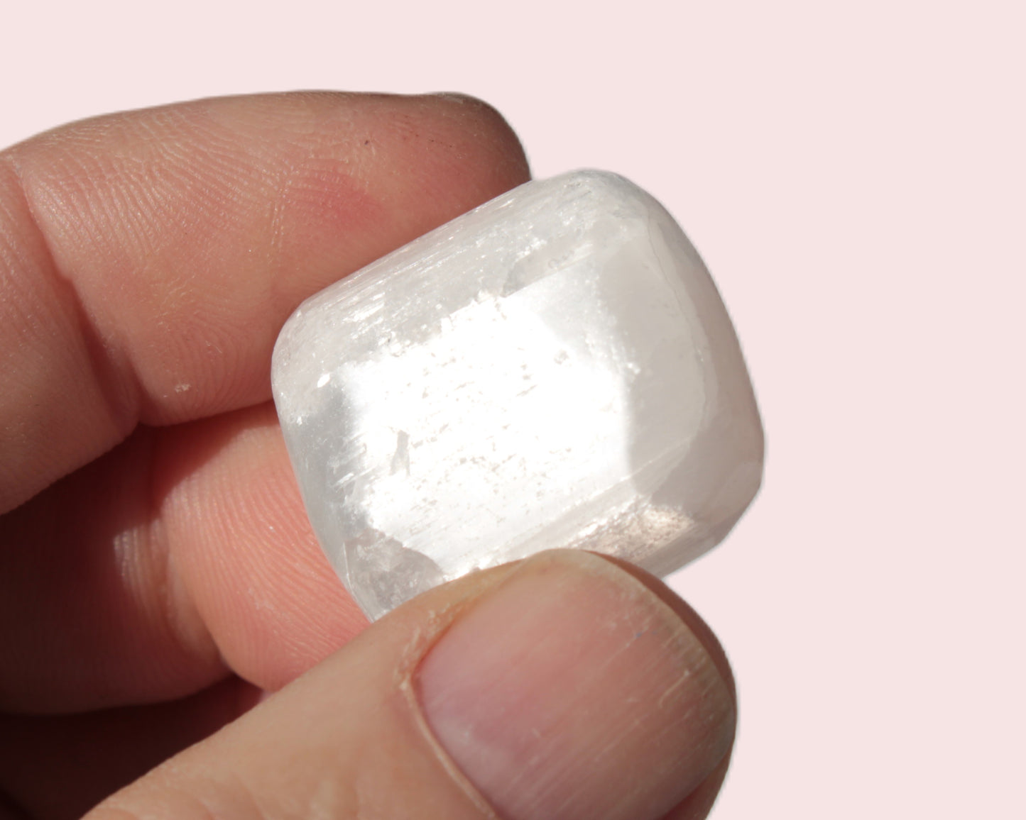 Selenite polished stones 10-13g Rocks and Things