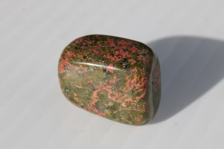 Unakite polished stone 12-15g Rocks and Things